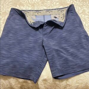 Callaway Blue Golf Shorts Performance Fabric